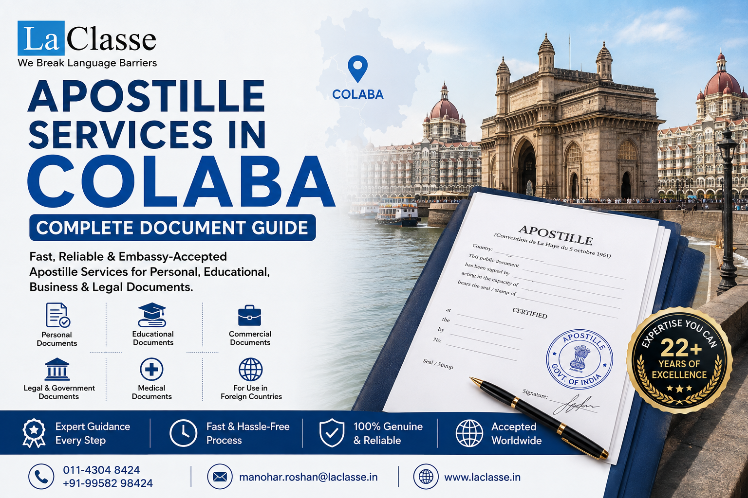 Apostille Services in Colaba: Complete Document Guide